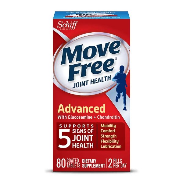 Schiff Move Free Advanced Triple Strength Glucosamine Chondroitin, Coated Tablets
