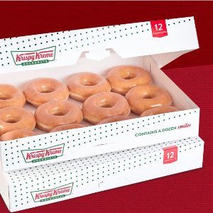 限今天：Krispy Kreme 网一活动 美味香甜，多巴胺的快乐