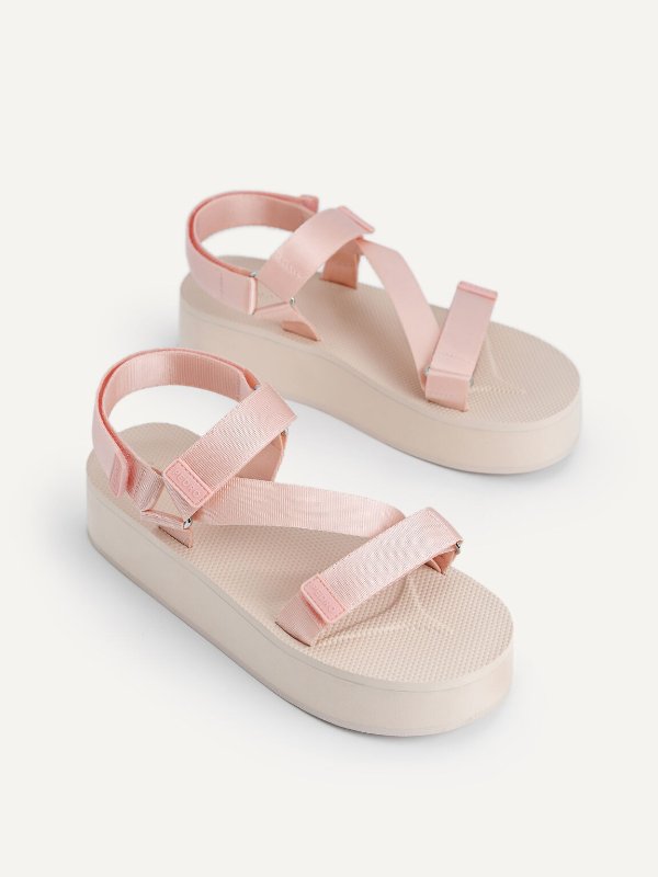 Flatform Sandals - Blush
