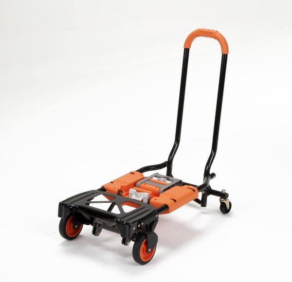 Shifter Multi-Position Heavy Duty Folding Hand Truck and Dolly, Orange