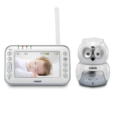 VM344 Safe & Sound Expandable Digital Video Baby Monitor with Pan & Tilt Camera and Automatic Night Vision