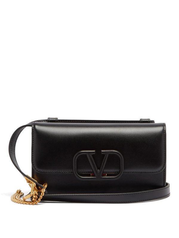 V-sling small leather cross-body bag | Valentino Garavani | MATCHESFASHION US