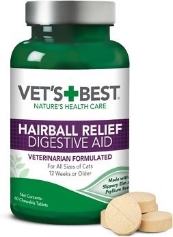 Hairball Relief Digestive Aid Cat Supplement, 60 count - Chewy.com