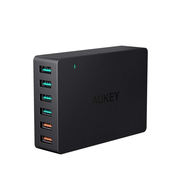 AUKEY Quick Charge 3.0 60W USB Charger with 6-Port