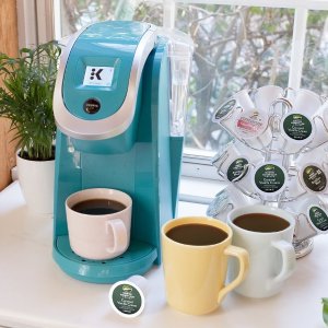 Keurig K200 胶囊咖啡机 复古蓝、正红色可选