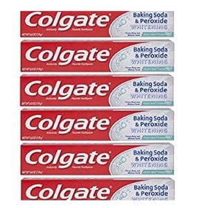 Colgate Baking Soda and Peroxide Whitening Toothpaste Frosty Mint  (6 Pack)
