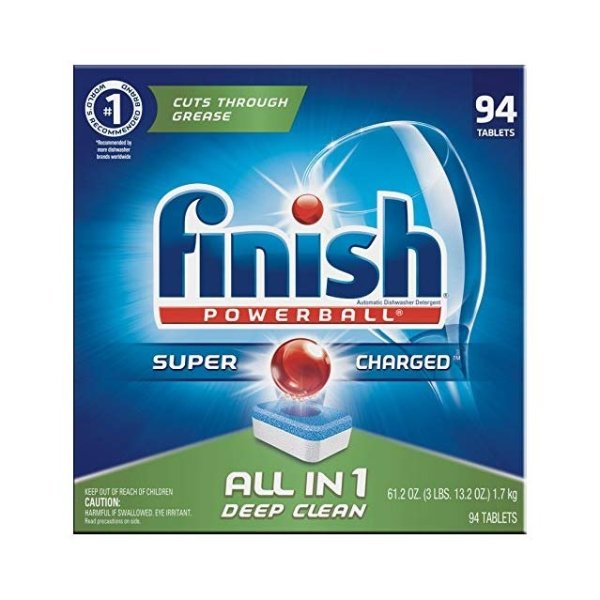 All in 1 Powerball Fresh, 94ct, Dishwasher Detergent Tablets