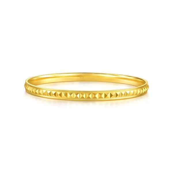 Mirror Gold 999 Gold Bangle - 93724K | Chow Sang Sang Jewellery