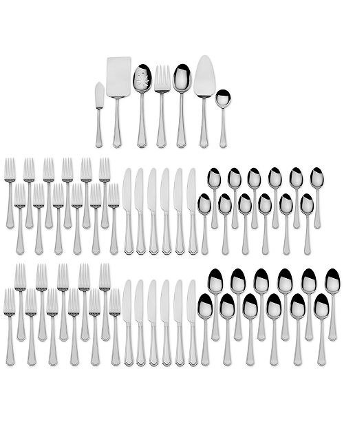 67-Pc. Carleigh Flatware & Hostess Set Service for 12, Created for Macy's