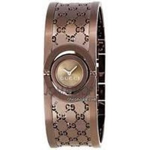Gucci 古琦女式棕色表盘时尚腕表