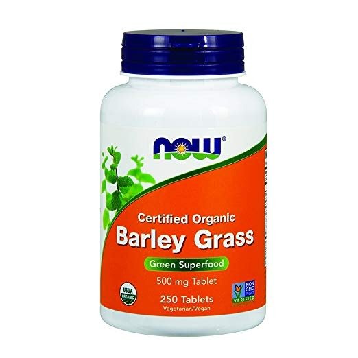 NOW Barley Grass 500 mg,250 Tablets