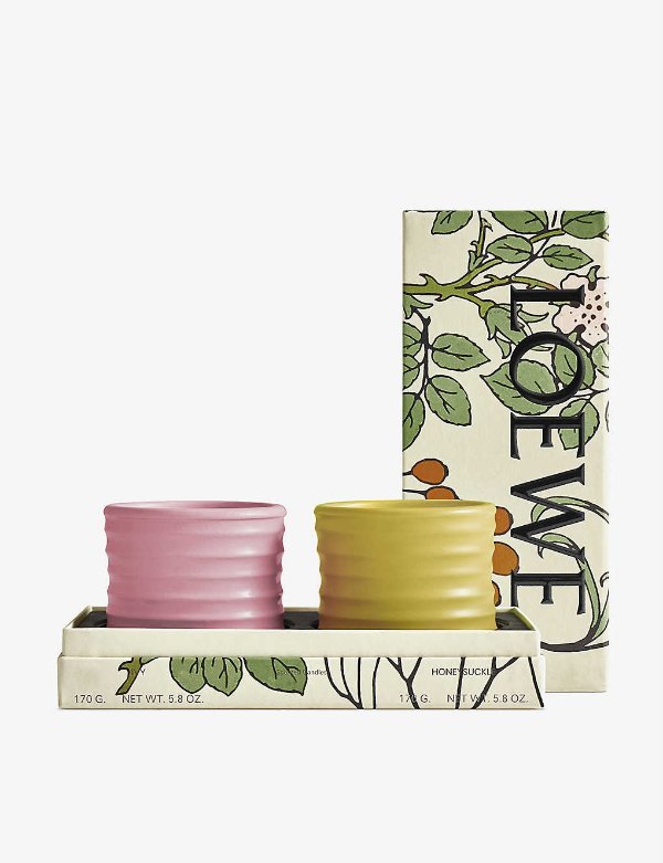Honeysuckle and Ivy scented candle gift set