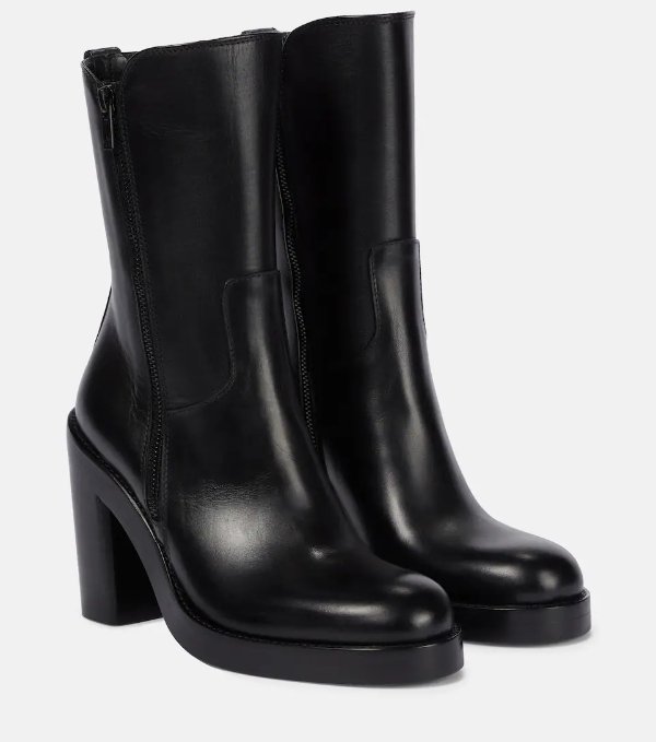 Maddy leather ankle boots