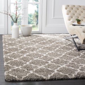 Safavieh 现代风格格纹地毯 (5'1 x 7'6)