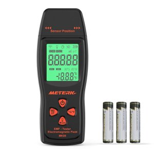 Meterk EMF Meter Electromagnetic Field Radiation Detector Handheld Mini Digital LCD EMF Detector Dosimeter Tester Counter