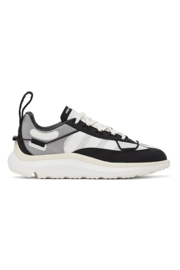 Black & White Shiku Run Sneakers