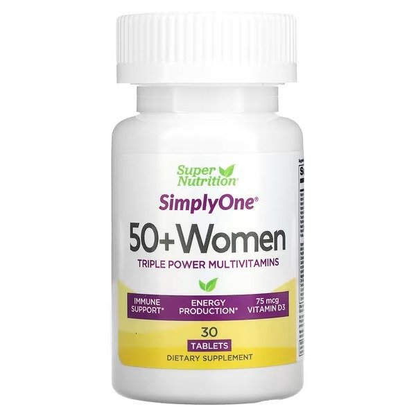 Super Nutrition 三倍能量 50+女性复合维生素 30粒