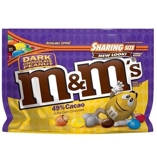 M&M’S 花生黑巧克力糖 10.7oz