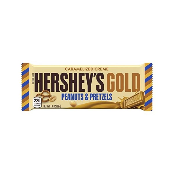 HERSHEY’S GOLD Bar, 1.4 Ounce