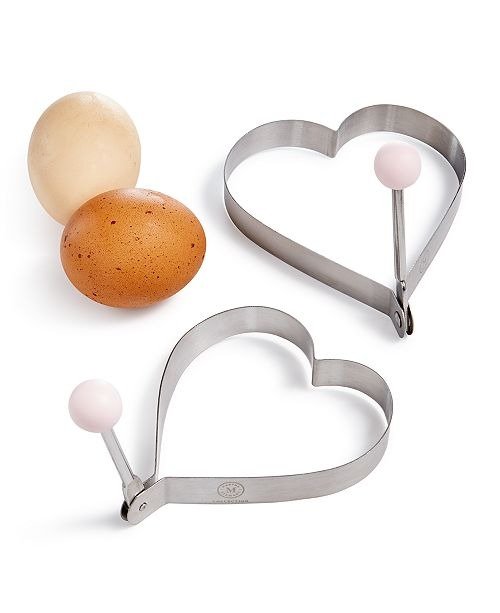 Heart-Shaped Pancake & Egg Rings, Set of 2, Created For Macy's