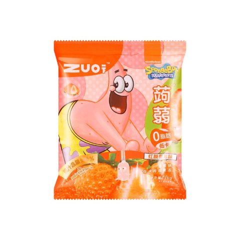 ZUO一下 红颜草莓味低卡蒟蒻果冻 96g