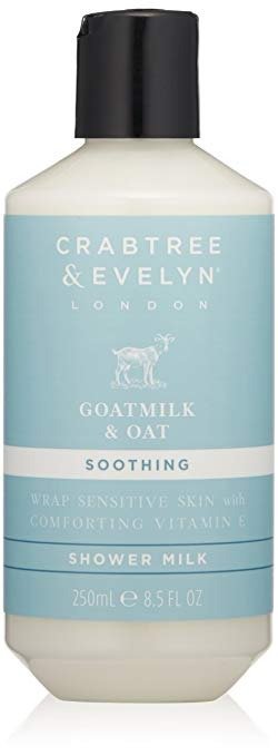 Crabtree & Evelyn Soothing Shower Milk, Goatmilk and Oat, 8.5 fl oz