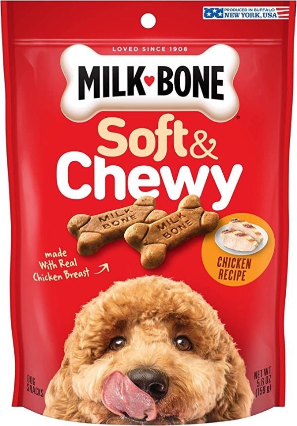 Soft & Chewy Dog Treats with 12 Vitamins and Minerals