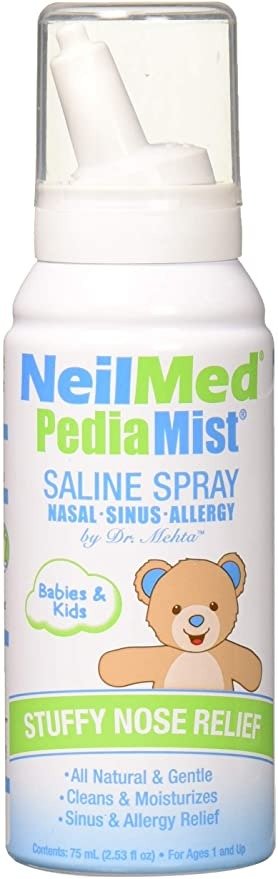 Pediamist Pediatric Saline Spray, 2.53 Fl. Oz (Pack of 1) - Packaging May Vary
