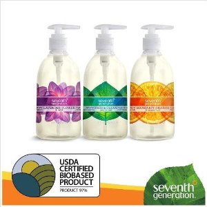 Seventh Generation Hand Wash, 12 Ounce (Pack of 6)  @ Amazon