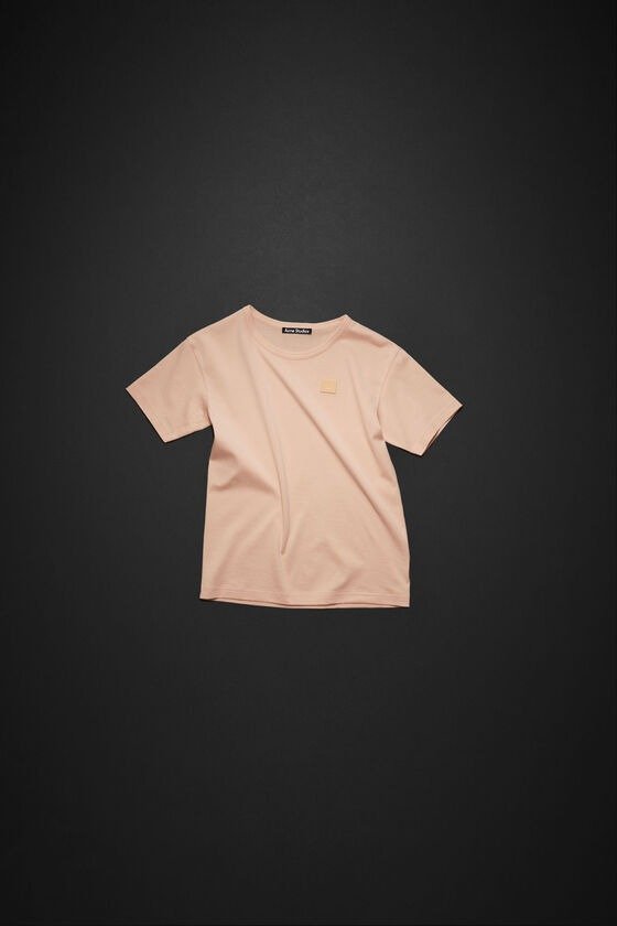 Crew neck t-shirt - Powder pink