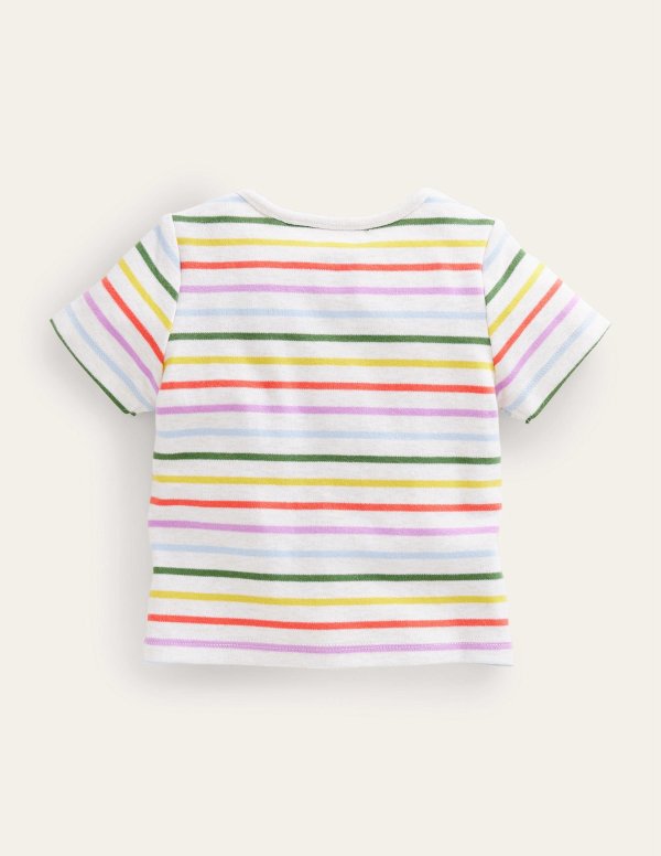 Stripe T-Shirt - Rainbow Stripe | Boden US