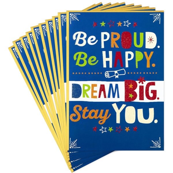 Hallmark Pack of 10 Graduation Cards with Envelopes