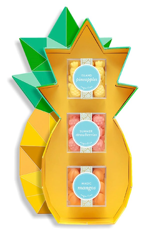 Tropical 3-Piece Candy Bento Box
