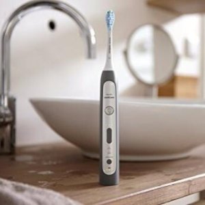Philips Sonicare Flexcare Platinum Non-Connected Electric Rechargeable Toothbrush, Grey