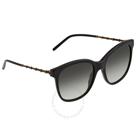 Grey Gradient Square Ladies Sunglasses GG0654S-001 56