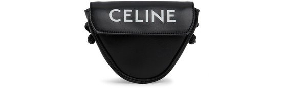 Mini Triangle In Smooth Calfskin With Celine Print