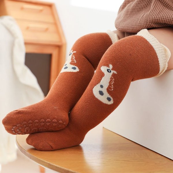 Baby / Toddler Cartoon Over Knee Socks Non-slip Bottom Floor Socks Dispensing