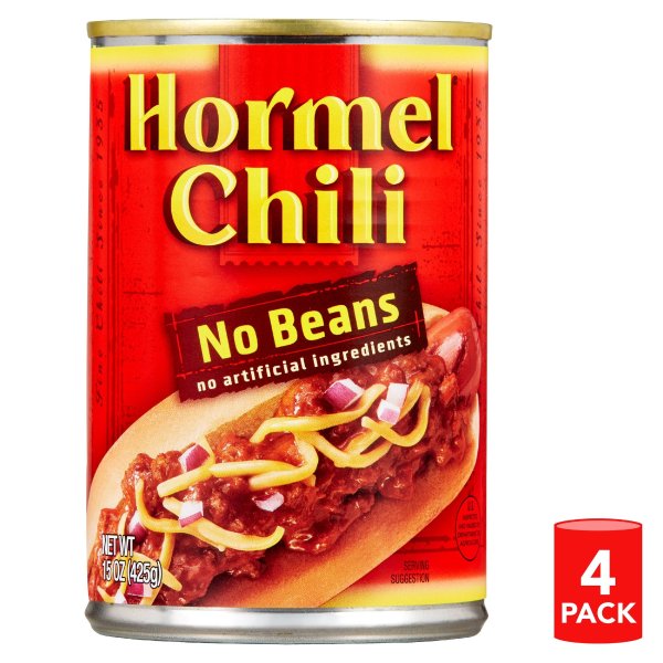 No Beans Chili, 15 Ounce Can (Pack of 4)