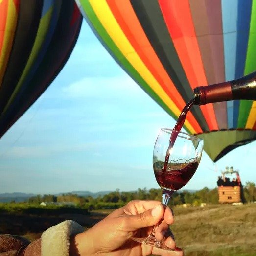 单人热气球乘坐观日出或4小时酒庄之旅