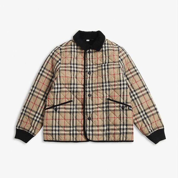 Culford vintage check coat 3-14 years