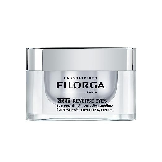 NCEF-Reverse Eyes Multi-Correction Anti Aging Eye Cream, With Hyaluronic Acid, Collagen, and Vitamin C to Reduce Wrinkles, Dark Circles, and Puffiness and Boost Eye Moisturizing, 0.5 fl. oz.