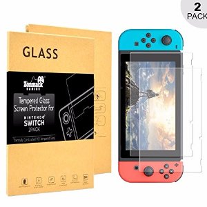 Nintendo Switch Tempered HD Glass Screen Protector Kit (2-Pack)