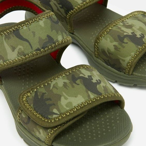 Airley Printed Velcro Strap Lightweight Sandals