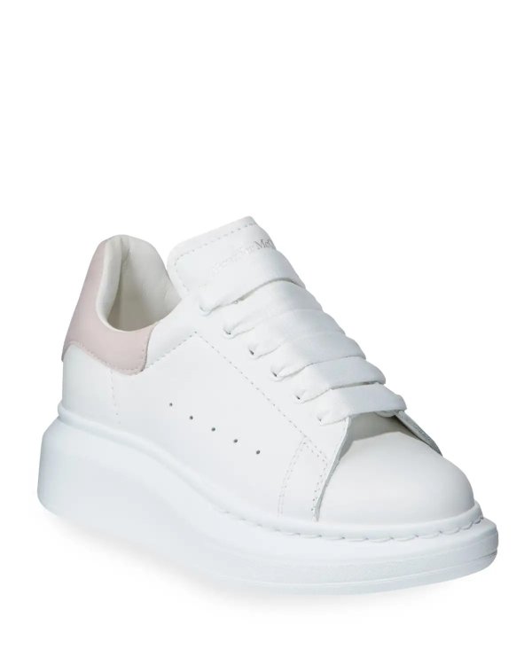 Oversized Leather Sneakers, Toddler/Kids