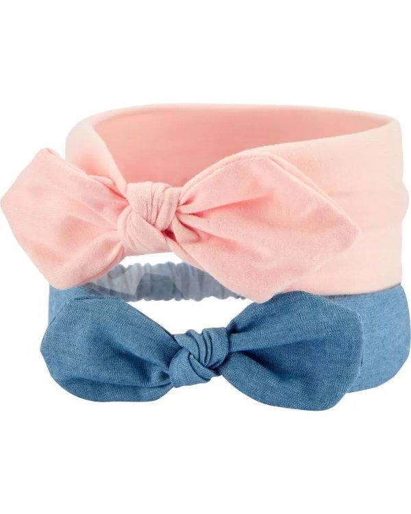 2-Pack Bow Headwraps