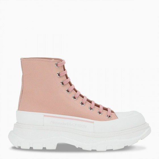 Women's white/pink 高帮鞋