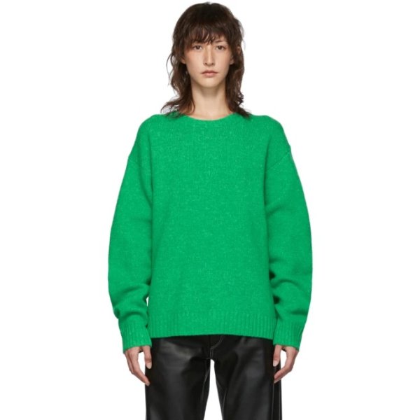 Green Wool Samara Sweater