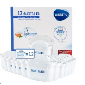 德国Brita Maxtra进口第三代滤芯净水器 12只装