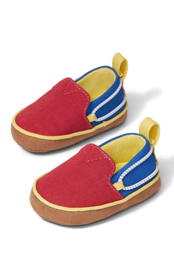 Lima Red Blue Canvas Sneaker(Baby)