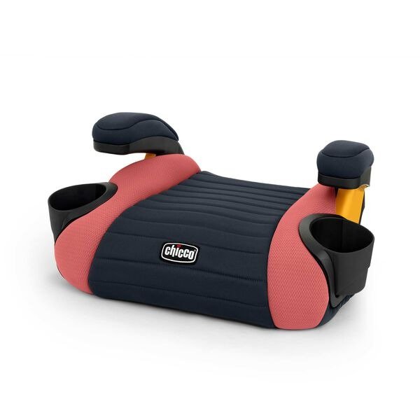 GoFit Backless Booster Car Seat - Coral